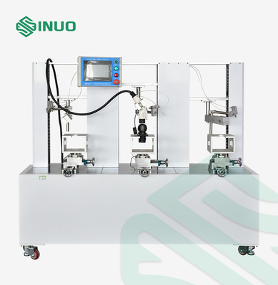 İyi fiyat IEC 62196 Elektrikli Araç Şarj Cihazı Çekme Takma 1kN Kuvvet Test Aparatı 3 İstasyon çevrimiçi