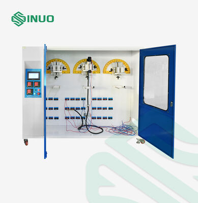 İyi fiyat EV Charging Connector Bending Tester with 0-360° Adjustable Angle, PLC Control, and 3 Test Stations for Mechanical Strength Testing çevrimiçi