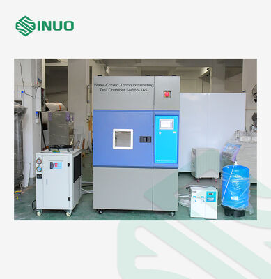 Environmental Test Chamber Equipped With Water Cooling Xenon Arc Light Source For Weathering Tests According To ISO 4892