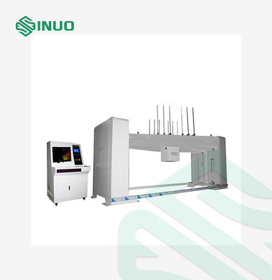 360° Çok Eksenli Dönüşe Sahip EV Batarya Döndürme Test Sistemi, PLC Akıllı Kontrol ve EV Güvenlik Testleri için Mekanik Sıkıştırma